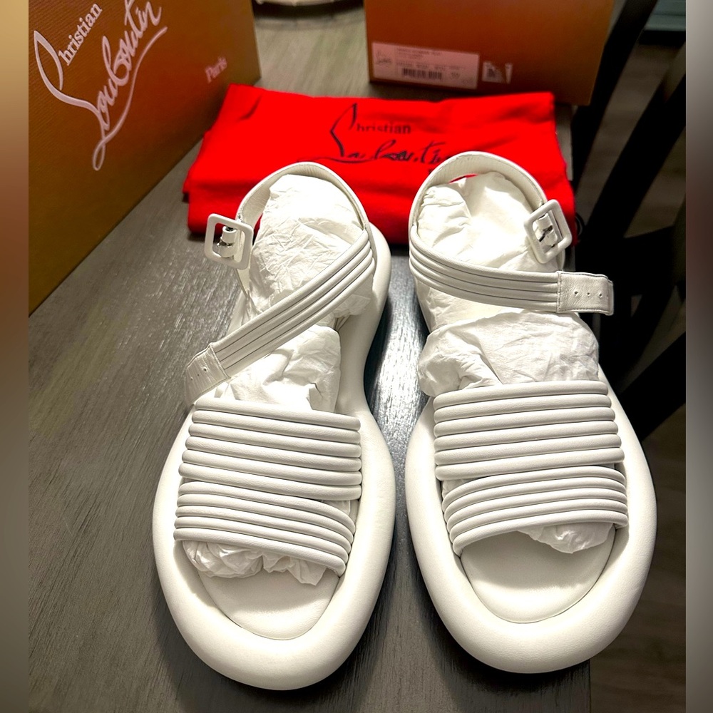 Christian Louboutin Manolasummer FLAT SIZE 39 Brand New. Purchased at Nordstrom